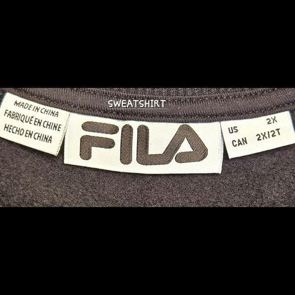 FILA PLUS SIZE New Women's Black Two Piece Jogger Set 2X - Picture 8 of 16